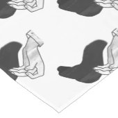 Hand Silhouette Camel Korte Tafelloper (Hoek)