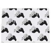 Hand Silhouette Camel Large Cadeautasje (Voorkant)