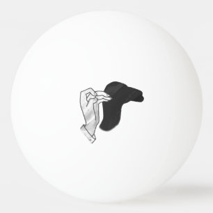 Hand Silhouette Camel Pingpongbal