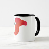 Hand Silhouette Camel Red Mok (Voorkant rechts)