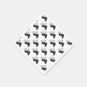 Hand Silhouette Camel Servet (Hoek)