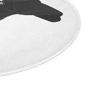 Hand Silhouette Camel Snijplank (Hoek)