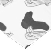 Hand Silhouette Camel Tafelkleed (Gekanteld)