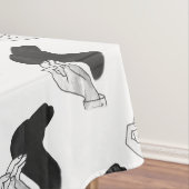 Hand Silhouette Camel Tafelkleed (Voorbeeld)