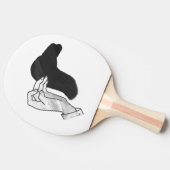 Hand Silhouette Camel Tafeltennisbatje (Zijkant)