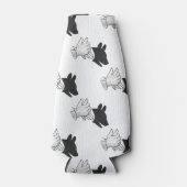 Hand Silhouette Dog Flesjeskoeler (Voorkant)