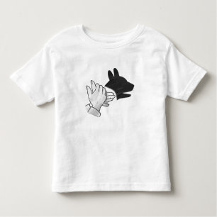 Hand Silhouette Dog Kinder Shirts