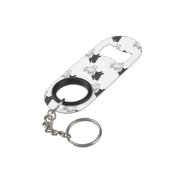 Hand Silhouette Dog Mini Flessenopener (Achterkant Gekanteld)