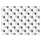 Hand Silhouette Dog Tafelkleed (Voorkant (Horizontaal))