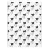 Hand Silhouette Dog Tafelkleed (Voorkant)