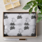 Hand Silhouette Dog Tissuepapier (Geschenk)