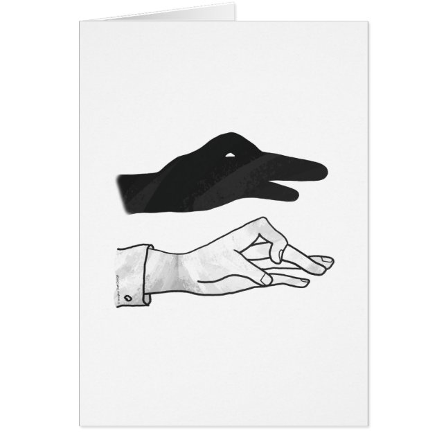 Hand Silhouette Duck (Voorkant)