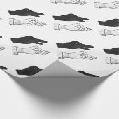 Hand Silhouette Duck Cadeaupapier (Hoek)