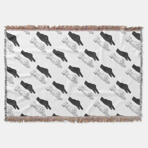 Hand Silhouette Duck Deken