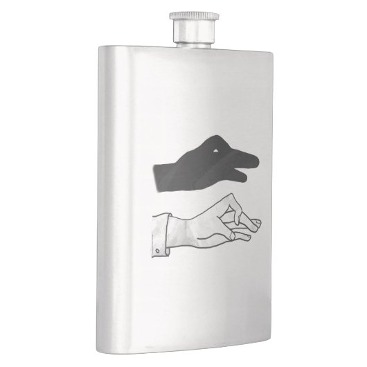 Hand Silhouette Duck Heupfles (Rechts)