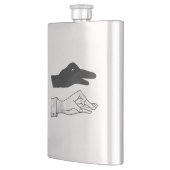 Hand Silhouette Duck Heupfles (Links)