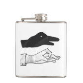 Hand Silhouette Duck Heupfles (Voorkant)