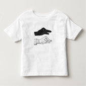 Hand Silhouette Duck Kinder Shirts (Voorkant)