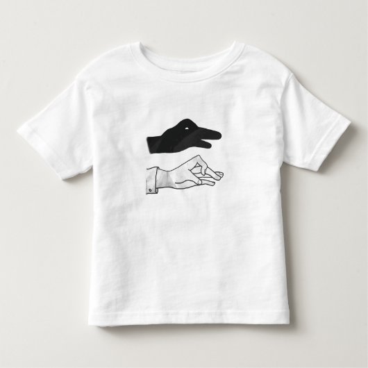Hand Silhouette Duck Kinder Shirts (Voorkant)
