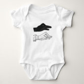 Hand Silhouette Duck Romper (Voorkant)
