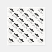 Hand Silhouette Duck Servet (Voorkant)