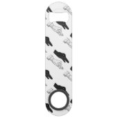 Hand Silhouette Duck Speed Flessenopener (Achterkant)