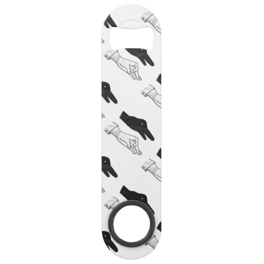 Hand Silhouette Duck Speed Flessenopener (Voorkant)