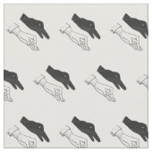 Hand Silhouette Duck Stof (Close Up)