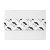 Hand Silhouette Duck Uitnodigingen Wikkel (Achterkant Voorbeeld)