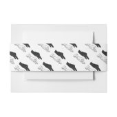 Hand Silhouette Duck Uitnodigingen Wikkel (Voorkant Voorbeeld)