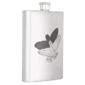 Hand Silhouette Eagle Flacon (Rechts)