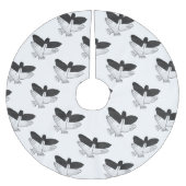 Hand Silhouette Eagle Kerstboom Rok (Voorkant)