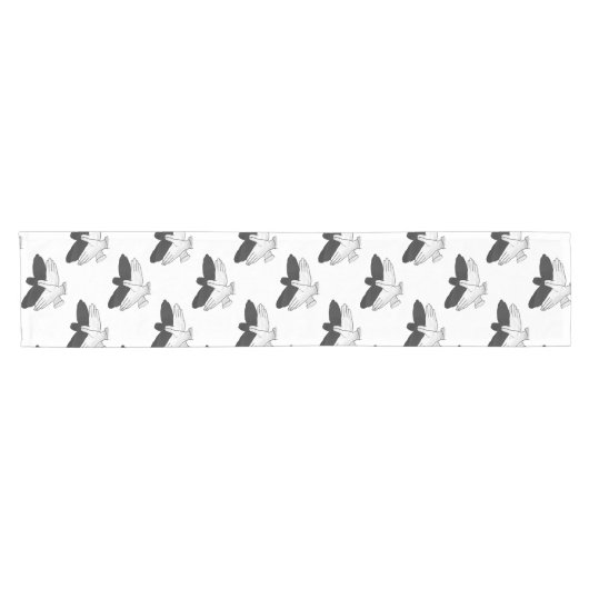 Hand Silhouette Eagle Korte Tafelloper (Horizontaal)