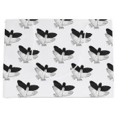 Hand Silhouette Eagle Large Cadeautasje (Voorkant)