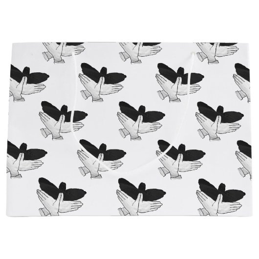 Hand Silhouette Eagle Large Cadeautasje (Voorkant)