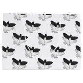 Hand Silhouette Eagle Large Cadeautasje (Achterkant)