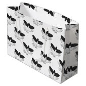 Hand Silhouette Eagle Large Cadeautasje (Achterkant Gekanteld)