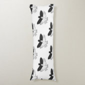 Hand Silhouette Eagle Lichaamskussen (Voorkant Verticaal)