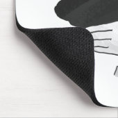 Hand Silhouette Eagle Muismat (Hoek)