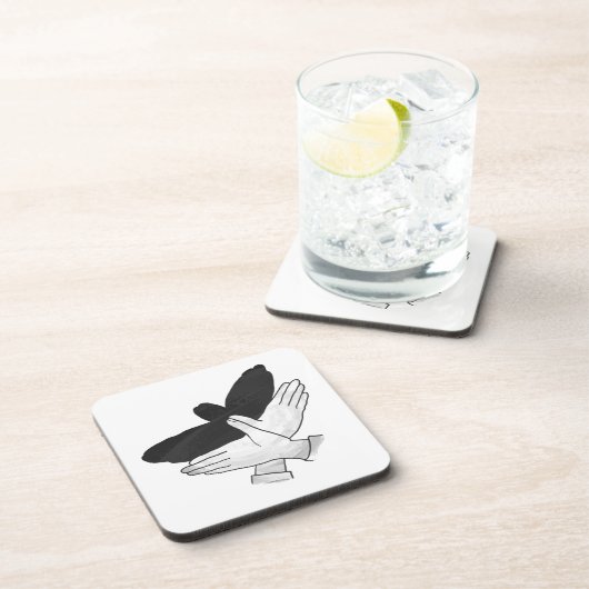 Hand Silhouette Eagle Onderzetter (Rechterzijde)