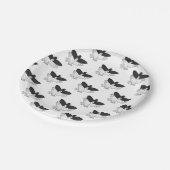 Hand Silhouette Eagle Papieren Bordje (Gekanteld)