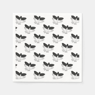 Hand Silhouette Eagle Servet