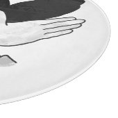 Hand Silhouette Eagle Snijplank (Hoek)