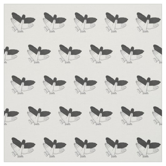 Hand Silhouette Eagle Stof (Swatch)