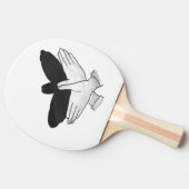 Hand Silhouette Eagle Tafeltennisbatje (Zijkant)