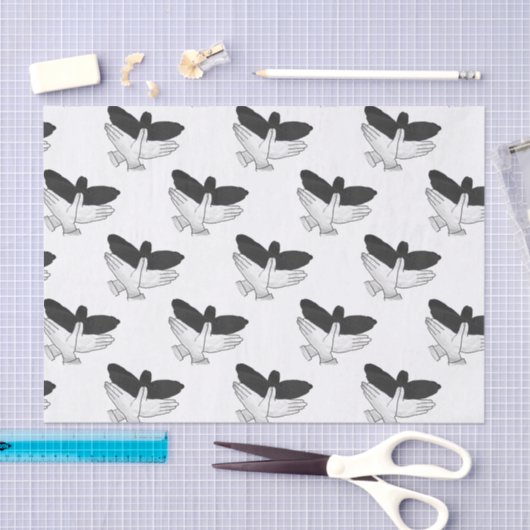 Hand Silhouette Eagle Tissuepapier (Craft)