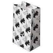 Hand Silhouette Rabbit Klein Cadeauzakje (Achterkant Gekanteld)