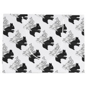 Hand Silhouette Rabbit Large Cadeautasje (Achterkant)