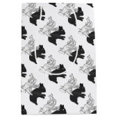 Hand Silhouette Rabbit Medium Cadeauzakje (Voorkant)