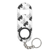 Hand Silhouette Rabbit Mini Flessenopener (Achterkant)